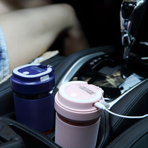 Portable Blender Usb Rechargeable Cordless Mini Personal Blender; Small Shakes Smoothie Fruit Juice Blender Cup For Home Outdoor Travel Office EasyOptionXY LLC
