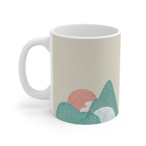 Abstract Landscape Coffee Tea Mug EasyOptionXY LLC