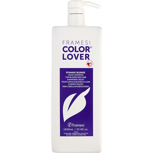 FRAMESI by Framesi COLOR LOVER DYNAMIC BLONDE VIOLET SHAMPOO 33.8 OZ EasyOptionXY LLC