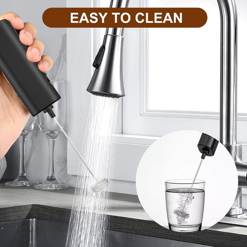 Electric Milk Frother Home Kitchen, Appliances, Handheld Egg Beater Household Supplies, Summer Cordless Coffee Bean Blender for Smoothies, Latte, Matcha, Eggs & More, Kitchen Accessories EasyOptionXY LLC