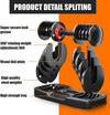 25LB Adjustable Dumbbell – 5-in-1 Weight Set with Anti-Slip Handle