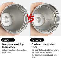 12 oz Stainless Steel Vacuum Insulated Tumbler - Coffee Travel Mug Spill Proof with Lid - T hermos Cup for Keep Hot/Ice Coffee; Tea and Beer EasyOptionXY LLC