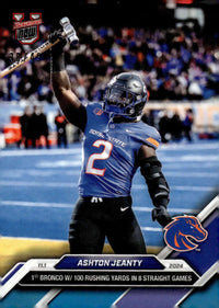 2024 Topps Bowman U Now Ashton Jeanty #34 Blue #/49 Boise State Broncos Rookie RC Football Card