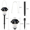 Durable Metal Solar Pathlight LED Flame Lamp for Outdoor