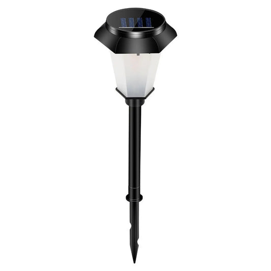Durable Metal Solar Pathlight LED Flame Lamp for Outdoor