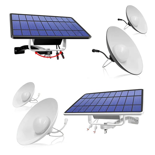 Durable Solar Panel Light with Dual Color Modes and Long Runtime