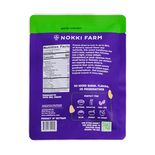 Freeze-Dried Durian