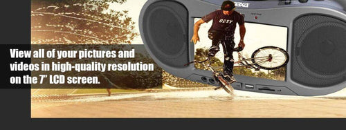 7" Bluetooth® DVD Boombox Jupiter Gear