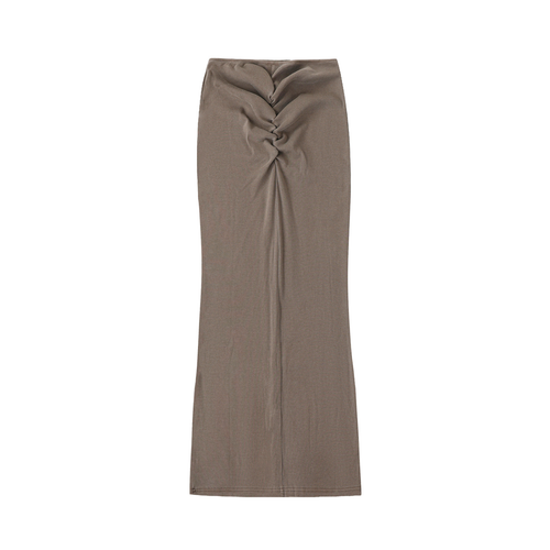 Essential Washed Drawstring Skirt