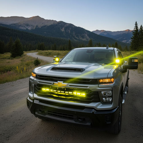2020+ Chevrolet Silverado 2500/3500HD Single 40in Light Bar - PRO