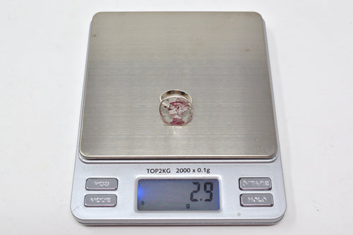 Antique 1941 Mercury Dime Sterling Silver Cutout Ring - Size 4.5 - Coin Jewelry