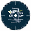 BOSCH PRO12100NFB 12 In. 100 Tooth Edge Non-Ferrous Metal-Cutting Circular Saw Blade