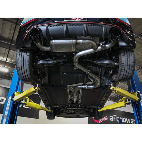 aFe Hyundai Veloster N 21-22 L4-2.0L (t) Takeda Cat-Back Exhaust System- Black Tips