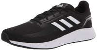 adidas Mens Runfalcon 2.0 Running Shoe Black/White/Grey 11