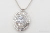 VTG Designer Silpada Large Cubic Zirconia Sterling Silver Necklace