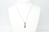 Designer Alwand Vahan Sapphire Cubic Zirconia Sterling Silver Necklace