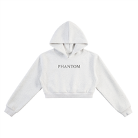 Claw Through Cropped Hoodie