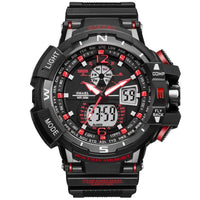 Modern Sport Watch For Men and Woman With LED Digital Quartz Display Men's Top Brand Luxury Digital-watch Relogio Masculino In Army Military Popular Design Waterproof 50M