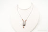 Designer Silpada Goldstone Hammered Sterling Silver Necklace