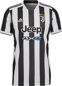adidas Mens Juventus 2021-22 Home Jersey (Small White/Black)