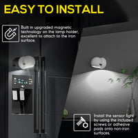 2 Pack 500 Lumens Motion Sensor Night Light