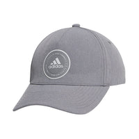 adidas Mens Lifestyle Structured Stretch Fit Hat HeatherLightGrey/Black/Grey Large-X-Large
