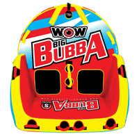 WOW Watersports Big Bubba Hi Vis 2 Person Towable Water Tube For Pool and Lake