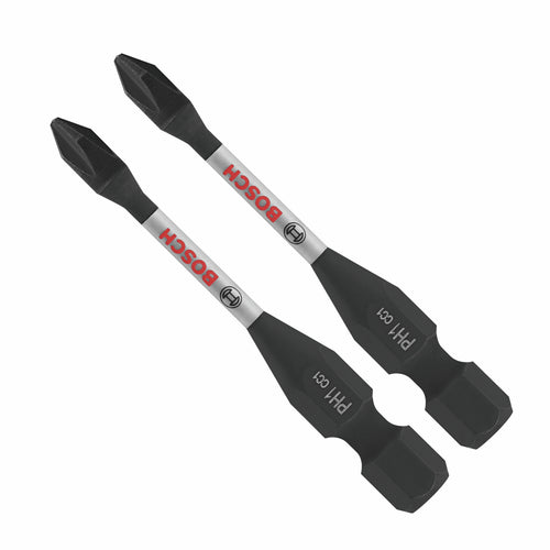 BOSCH ITDPH1202 2 pc. Driven 2 In. Impact Phillips® #1 Power Bits