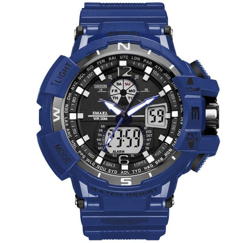 Modern Sport Watch For Men and Woman With LED Digital Quartz Display Men's Top Brand Luxury Digital-watch Relogio Masculino In Army Military Popular Design Waterproof 50M