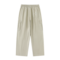 Phantom Cross Drawstring Straight-Leg Cargo Pants