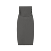 Dyed Washed Straight Hip-Hugging Slim Skirt