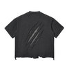 Claw Through Snow Wash Distressed T-Shirt