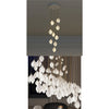 Elegant Petal Chandelier with Ceramic Finish for Modern Interiors