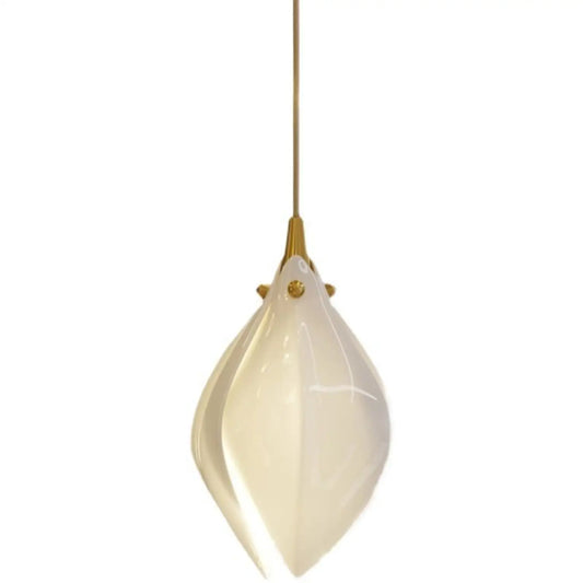 Elegant Petal Chandelier with Ceramic Finish for Modern Interiors