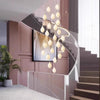 Elegant Petal Chandelier with Ceramic Finish for Modern Interiors