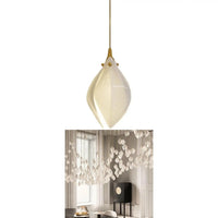 Elegant Petal Chandelier with Ceramic Finish for Modern Interiors