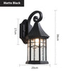 Elegant Sand Black Wall Lamp Decorative with LED and Bubble Glass Finish