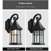 Elegant Sand Black Wall Lamp Decorative with LED and Bubble Glass Finish