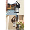 Elegant Sand Black Wall Lamp Decorative with LED and Bubble Glass Finish