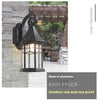 Elegant Sand Black Wall Lamp Decorative with LED and Bubble Glass Finish
