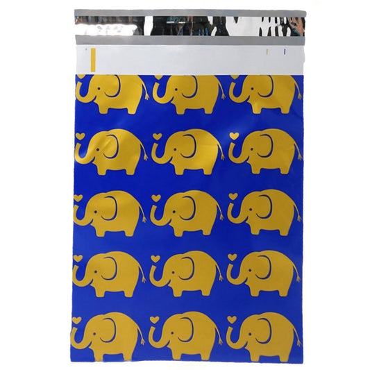 Elephant Poly Mailers Size 10x13 Colorful Shipping Bags