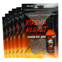 Xtreme Regret Spicy Beef Jerky - 6 bags (1lb)