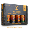 Yellowstone Hot Sauce Variety Pack 4 Bottles