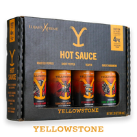 Yellowstone Hot Sauce Variety Pack 4 Bottles