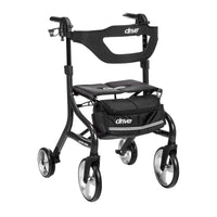 Nitro Sprint Rollator Rolling Walker, Tall, Black RIO Medical Supplies