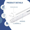 Energy-Efficient LED Light Tubes - 5000K Daylight Brightness