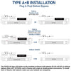 Energy-Efficient LED Light Tubes - 5000K Daylight Brightness