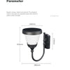 Energy Saving Solar Powered Wall Lights for Outdoor Courtyard Areas