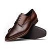 25-550-CST ENZO Italian Calfskin Cap Toe Chestnut