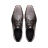 25-550-GRY ENZO Italian Calfskin Cap Toe Burnished Black